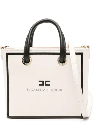 Elisabetta Franchi Bolso shopper 24/7 mini con logo