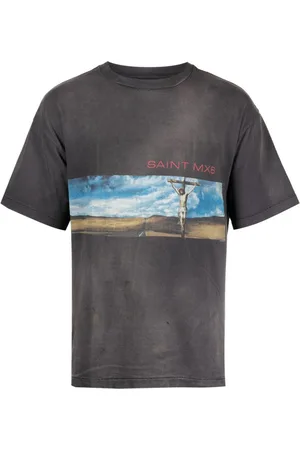 SAINT MXXXXXX Camiseta con motivo de pintura