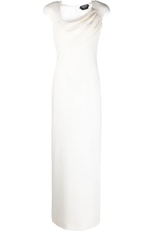 Tom Ford Vestido con cuello asimétrico