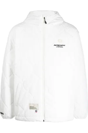 A Bathing Ape Plumífero con logo bordado