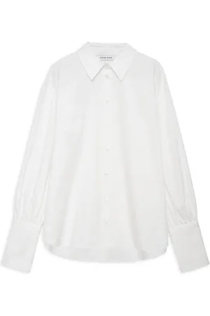 ANINE BING Camisa Maxine con logo bordado