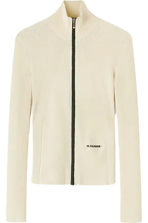 Jil Sander Cárdigan con logo bordado