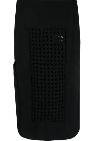 A.W.A.K.E. MODE Falda midi tejida