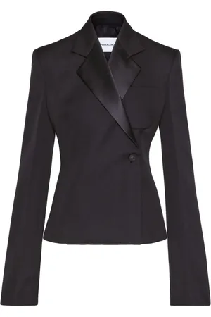 Salvatore Ferragamo Blazer con solapas de muesca