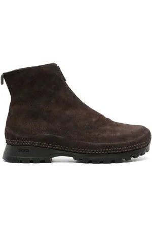 GUIDI Botas con puntera redonda