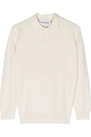 Trussardi Polo con logo bordado
