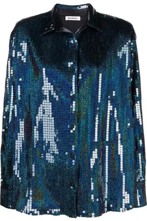 Ilkyaz Ozel Camisa Colette con lentejuelas