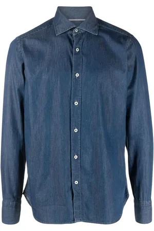 Tintoria Mattei Camisa de tejido cambray