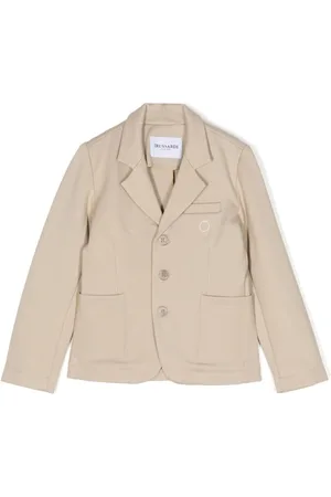 Trussardi Blazer con logo bordado y botones