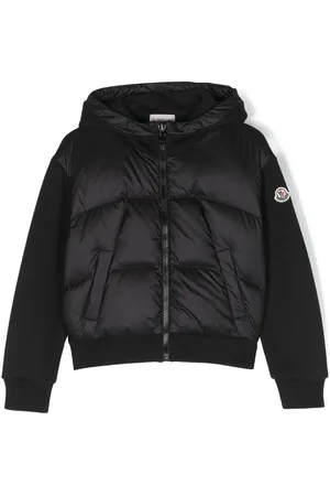 Moncler Plumífero con capucha y logo