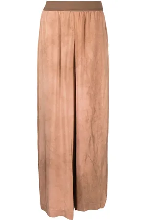 UMA WANG Pantalones anchos con cinturilla elástica