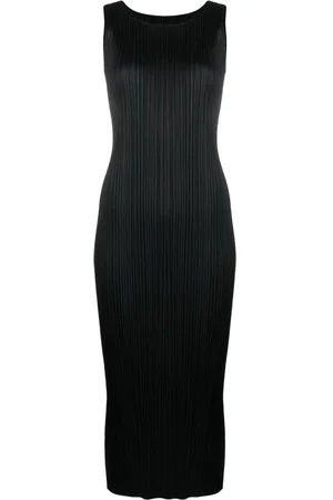 PLEATS PLEASE ISSEY MIYAKE Vestido plisado sin mangas