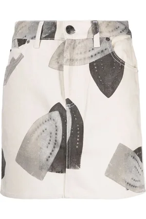 Charles Jeffrey Loverboy Falda con estampado de planchas