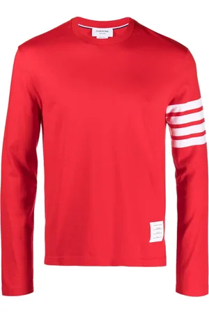 Thom Browne Camiseta con motivo 4-Bar Stripe 2003