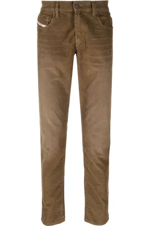 Diesel Pantalones de pana con efecto degradado
