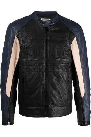 Zadig & Voltaire Chaqueta Late Biker con paneles
