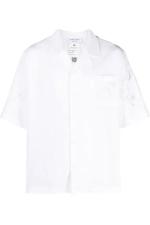 Marine Serre Camiseta con bordado Crescent Moon