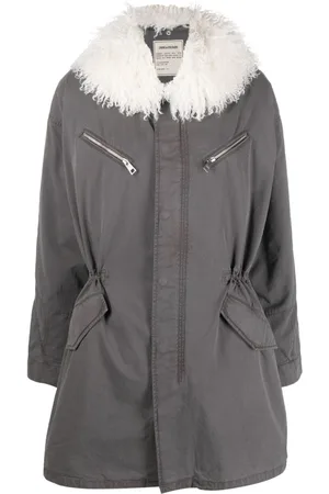 Zadig & Voltaire Parka Kidea con cremallera