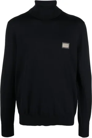 Dolce & Gabbana Jersey con parche del logo y cuello vuelto