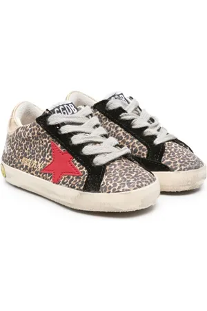 Golden Goose Zapatillas Super Star con estampado de leopardo