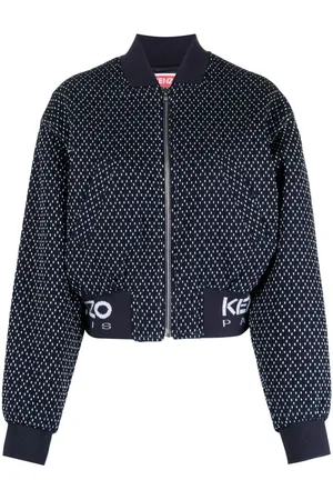 Kenzo Chaqueta bomber Sashiko bordada