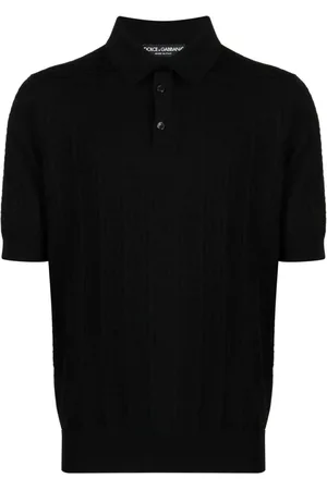 Dolce & Gabbana Polo con monograma en jacquard