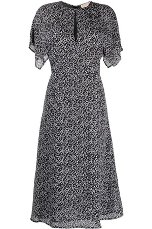 Michael Kors Vestido midi con estampado abstracto