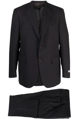 CANALI Traje a cuadros con botones