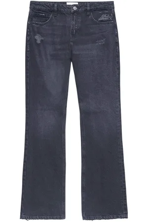 Frame Vaqueros The Low Boot con efecto envejecido