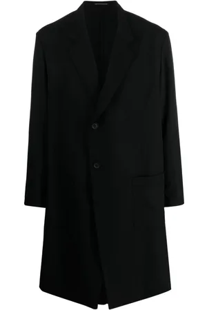 YOHJI YAMAMOTO Abrigo con botones y solapa de muesca