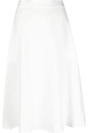Ralph Lauren Falda midi de talle alto