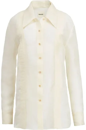 Khaite Camisa The Nori de seda