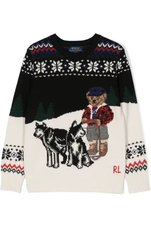 Ralph Lauren Jersey con motivo Polo Bear