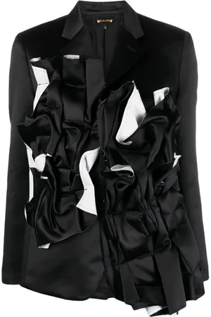 Comme des Garçons Blazer con panel fruncido