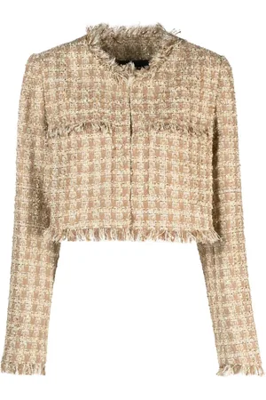 Twin-Set Chaqueta de bouclé corta