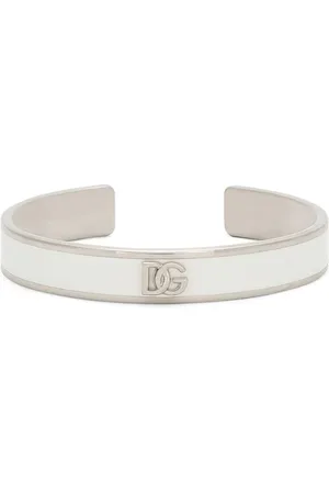 Dolce & Gabbana Brazalete con placa del logo