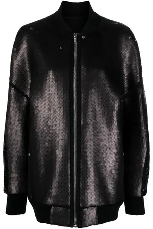 Rick Owens Chaqueta bomber Peter con lentejuelas