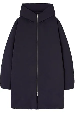 Jil Sander Chaqueta midi con capucha
