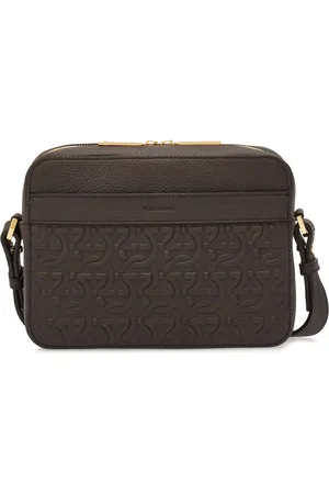 Salvatore Ferragamo Bolso de hombro Gancini texturizado