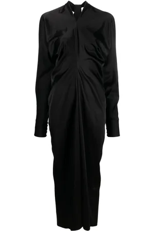 Lanvin Vestido midi drapeado