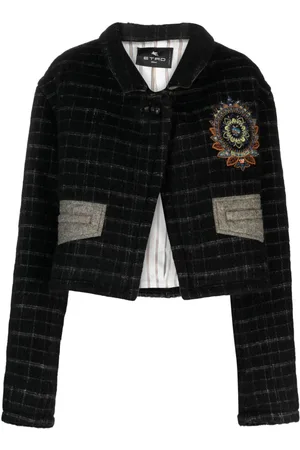 Etro Chaqueta corta a cuadros