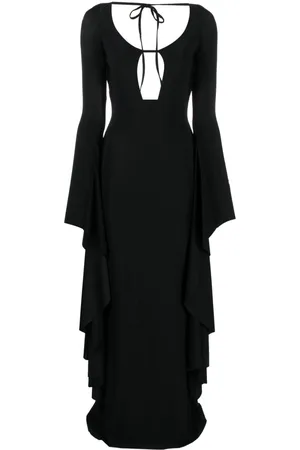 GIUSEPPE DI MORABITO Vestido largo drapeado
