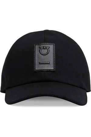 Salvatore Ferragamo Gancini-patch baseball cap
