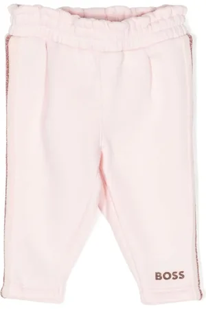HUGO BOSS Pantalones de chándal con detalle de purpurina