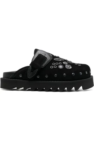TOGA PULLA Mules Sabot metalizados