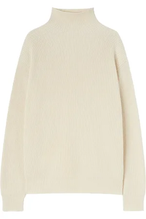 Jil Sander Roll-neck ribbed-knit cotton jumper