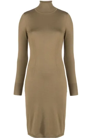 Joseph Vestido midi con cuello vuelto