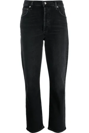 AGOLDE Vaqueros Riley Long de talle alto