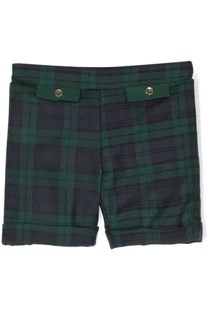 LA STUPENDERIA Pantalones cortos a cuadros