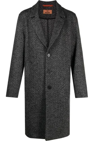 Missoni Zigzag single-breasted wool coat